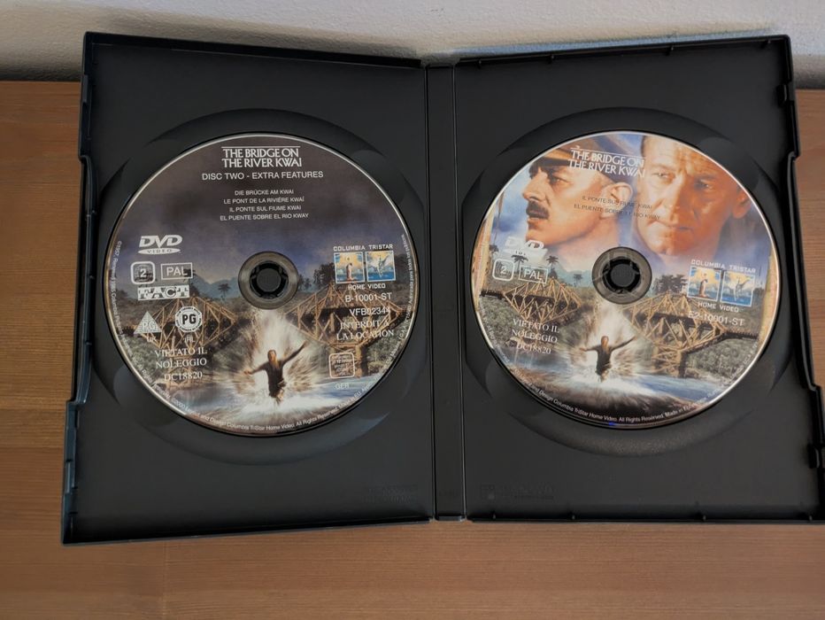 DVD " A Ponte do Rio Kwai " Ed. Especial 2D 1957 (Como Novo)