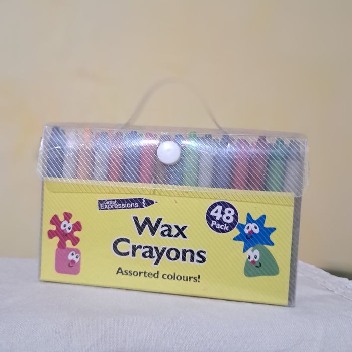 Олівці воскові 48 шт
