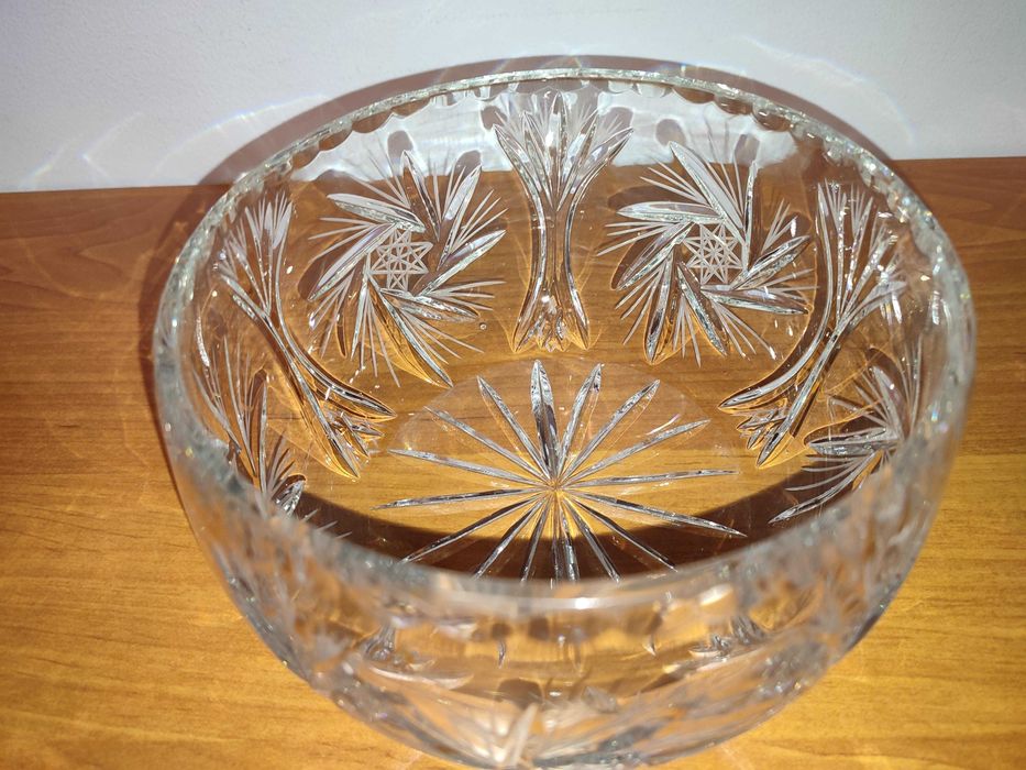 Miska kryształowa PRL