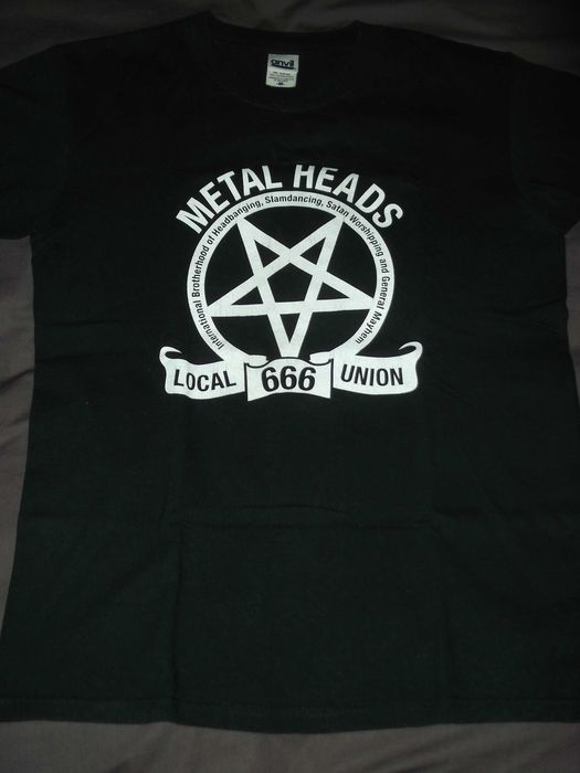 Vendo t-shirt "Metalheads crest"