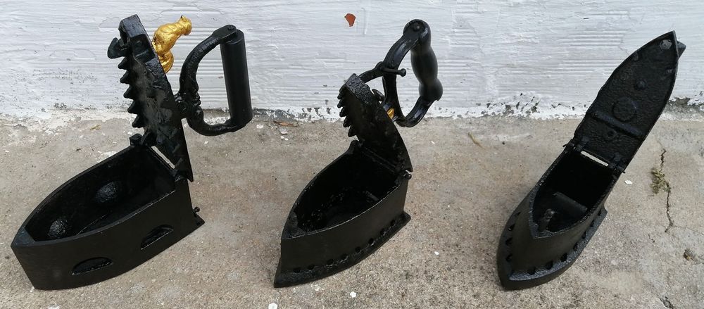 antigos ferros de passar a brasas, valor pode variar