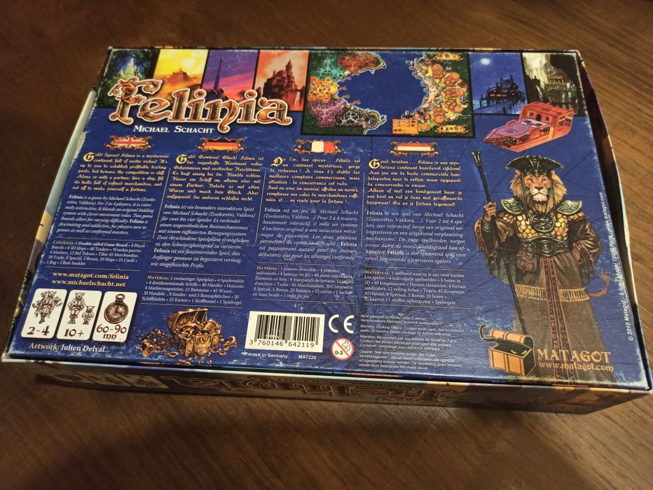 Felinia - jogo de tabuleiro