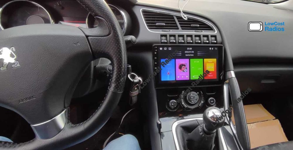 Auto Rádio PEUGEOT 3008/5008 | GPS ANDROID 10 BT USB APPS WIFI - 9'' | CARPLAY • ANDROID AUTO
