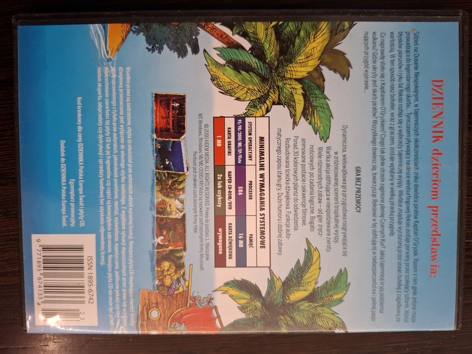 Reksio i Skarb Piratów. Gra PC.