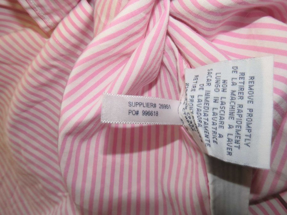 Ralph Lauren koszula w prążki na krótki rękaw XL