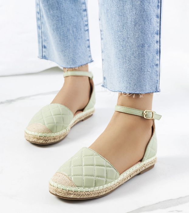 Zielone espadryle Faiza