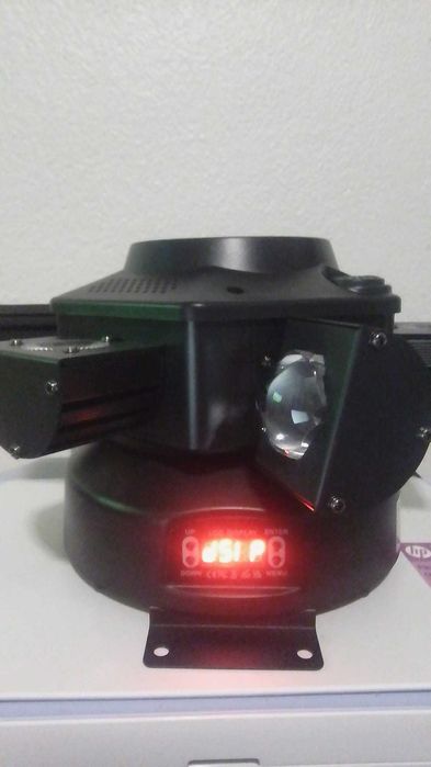 Luz DJ 6 Cabeças LED RGB 10W | Efeito Discoteca Profissional - Reage à Música