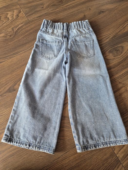 Jeansy spodnie dzwony dzieciece sinsay 104