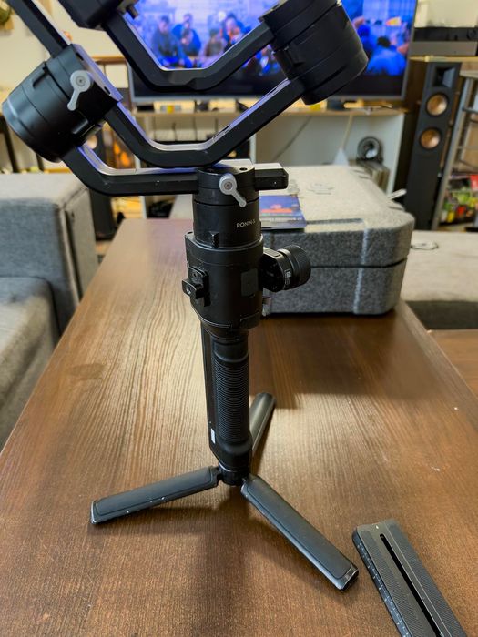Gimbal DJI Ronin-S + Follow Focus + Płytka do BMPCC 4K + Transporter - Wysyłka Gratis