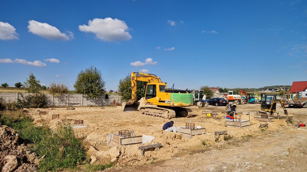 Wynajem koparki obrotowej  gąsienicowej 20ton
