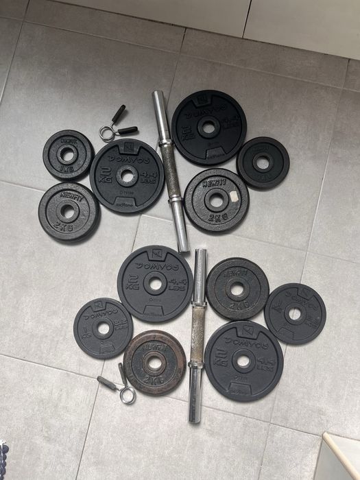2 x Halteres 10kg