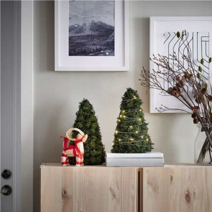 IKEA VINTER 2021 choinka dekoracja ręcznie wykonana 30 cm suszona Warszawa PragaPółnoc • OLX.pl