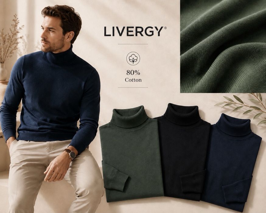 Чоловічі светри опт Livergy Lidl СТОК ОПТОМ