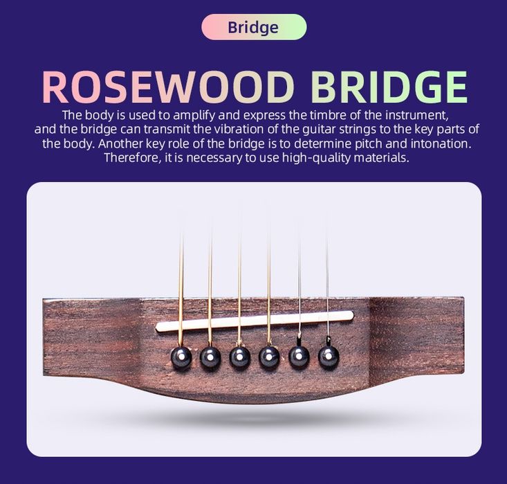 Gitara Elektroakustyczna - Niebieska