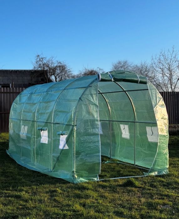 ПОЛЬСЬКА теплиця парник з плівкою і вікнами. Теплица. Пленка. Плівка