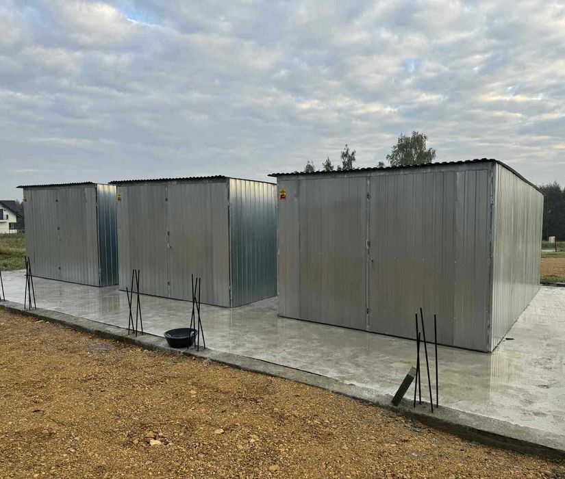 Garaż blaszany 3x5 II gatunek KLUCZBORK