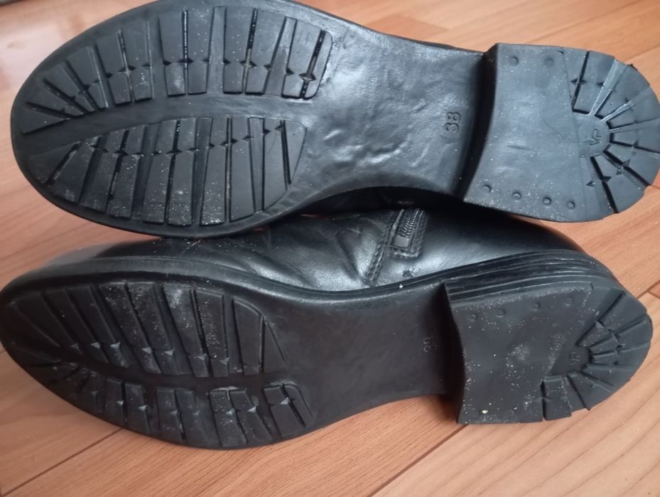 Ботинки демисезонные кожаные