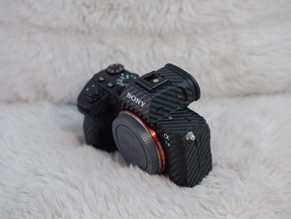 Sony a7iii + carbon fiber skin
