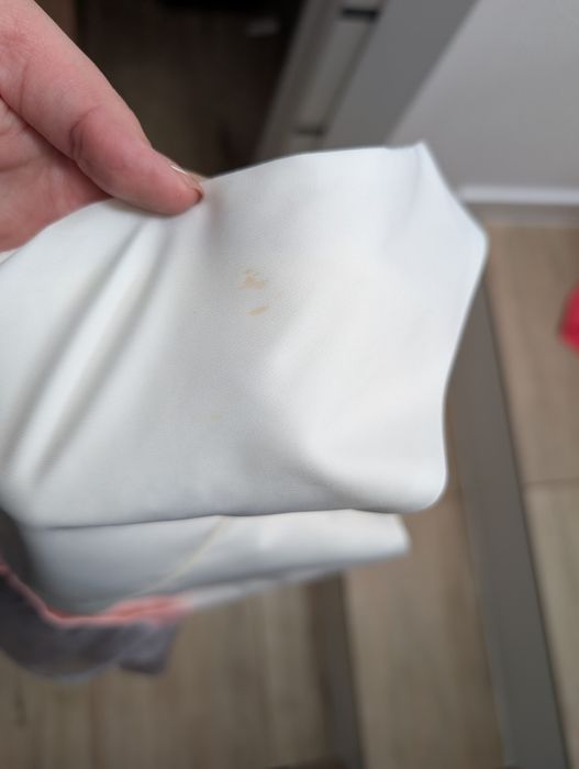 Urszula szyk sukienka  Biała srebrna szara rozkloszowana S 36