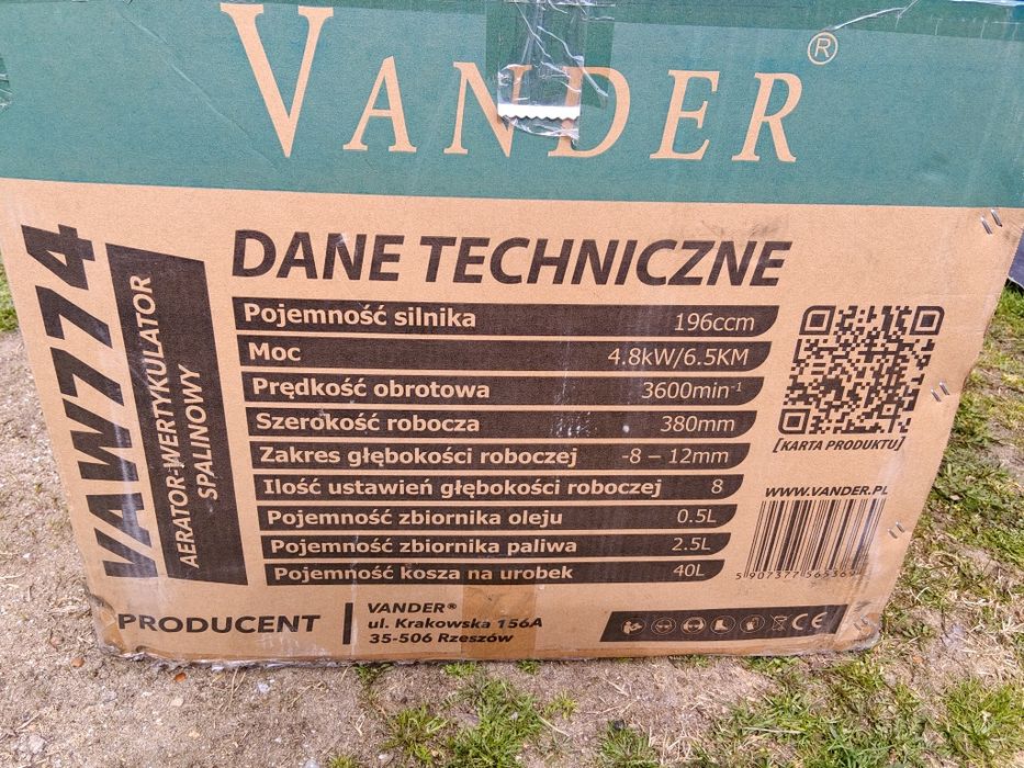 Wertykulator Spalinowy