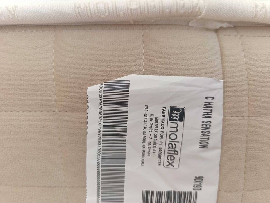 Colchão Molaflex e estrado  90 × 190