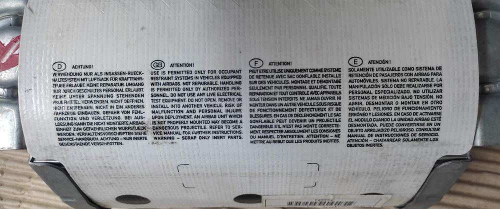 Airbag de passageiro BMW 3 Touring E91