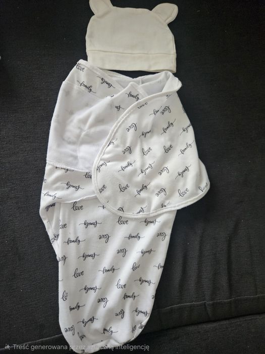 Otulacze dla noworodka z czapeczką