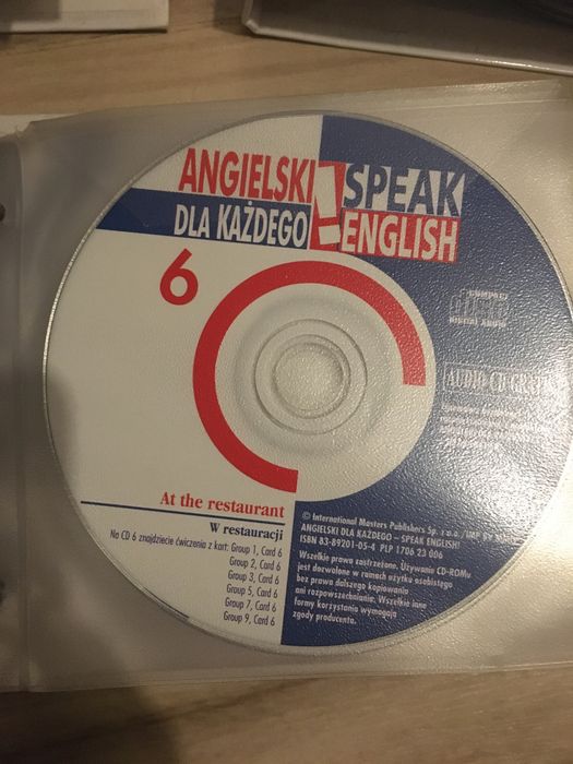 Zestaw płyt do nauki angielskiego