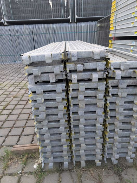 Pomost stalowy na o-rygla 250x032 używany Plettac / ALTRAD - telka rusztowania