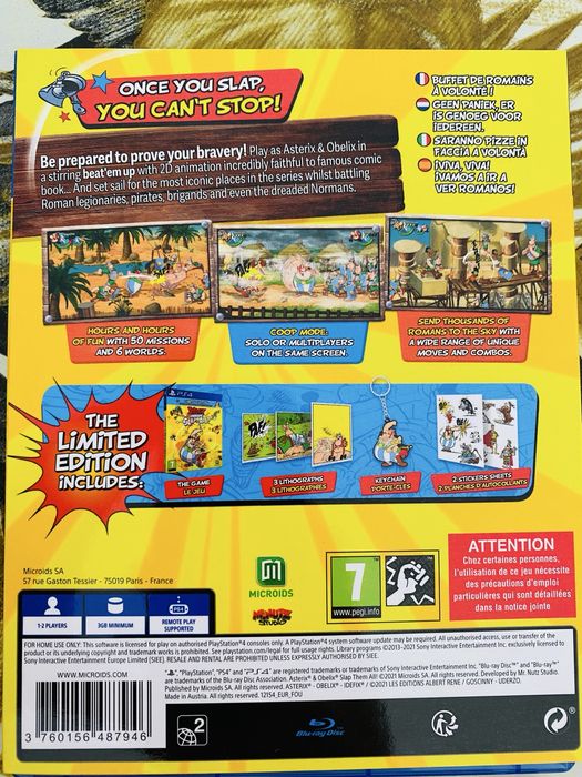 Asterix and Obelix slap them all ps4