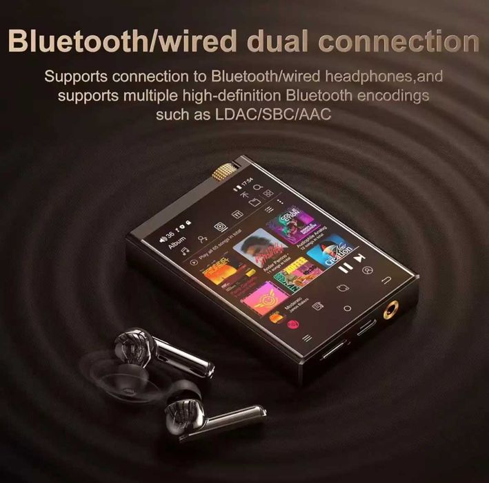 Аудіоплеєр OilSky з підтримкою LDAC DSD512 ESS ES9018Q2M MAX97720 80GB