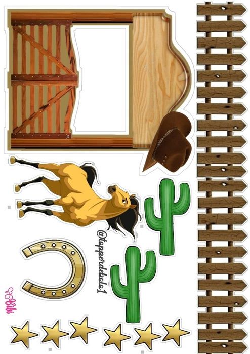 Wydruk jadalny cukrowy waflowy A4 Włoski papier Konie