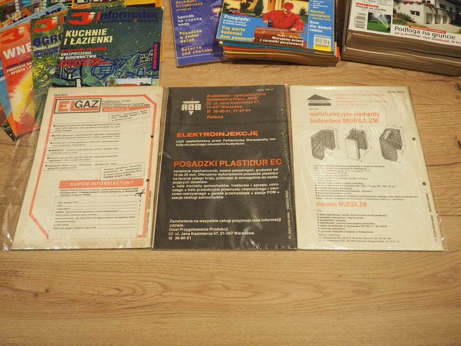 Murator – czasopismo PRL, kolekcjonerskie nr z 1988–1989