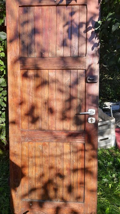 Skrzydło drzwiowe drewniane używane