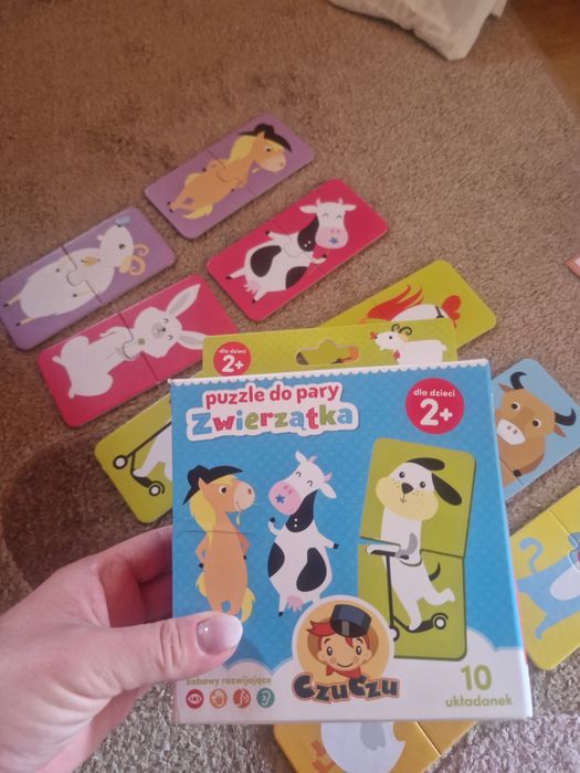 Puzzle do pary Czczu 2+ zwierzątka