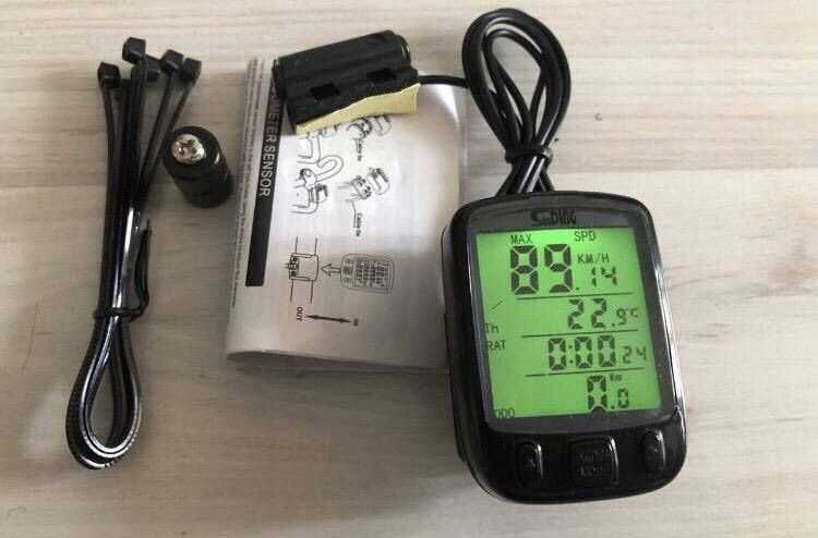 Велокомпьютер SunDing SD-563A с подсветкой