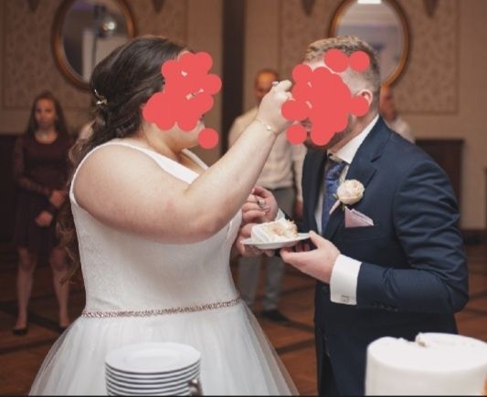 Suknia ślubna ideo rozm 54 plus size