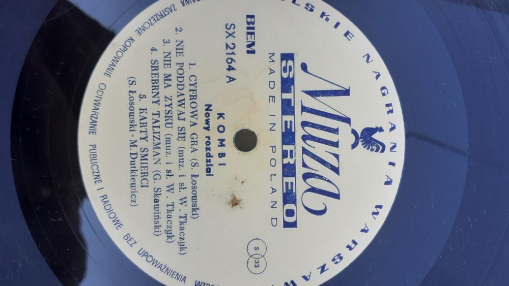 Płyta winylowa.- Kombi - Nowy Rozdział