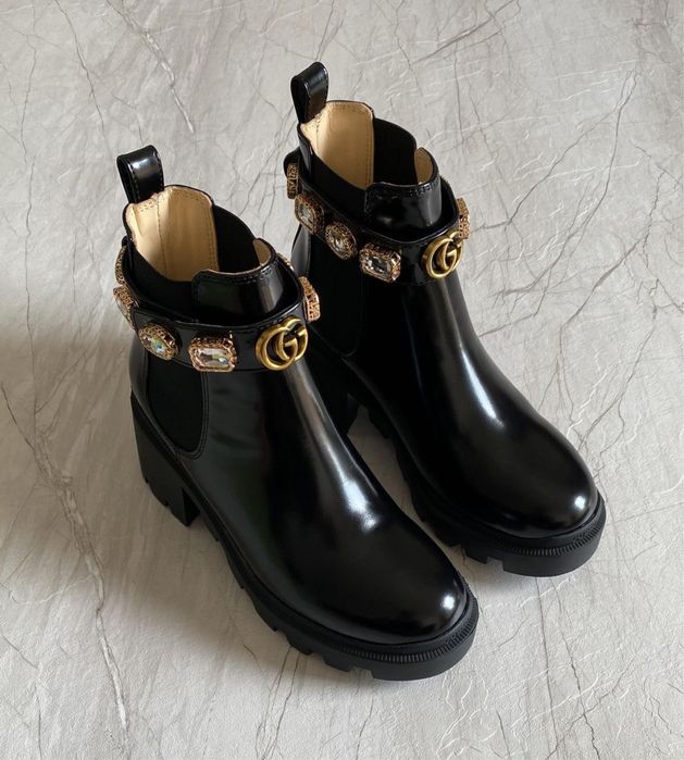 Botki czarne gucci