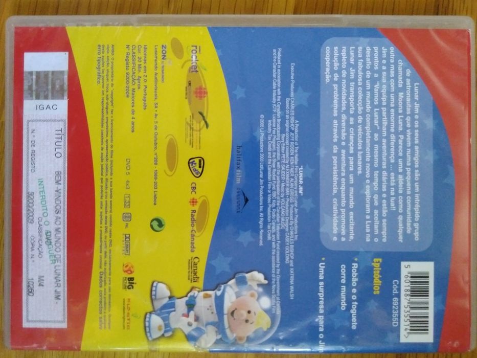 Lunar Jim - dvd Vamos lunar