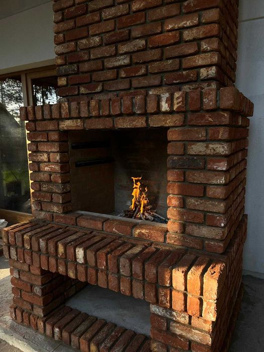 nowoczesny kominek narożny kompleksowy montaż SERWIS wymiana 10 lat gw