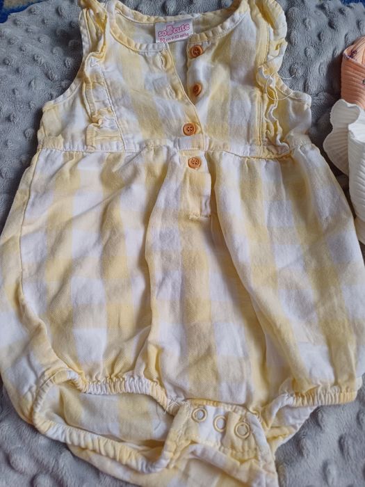 Ubranka nowe 80, body , bluzka spodenki,