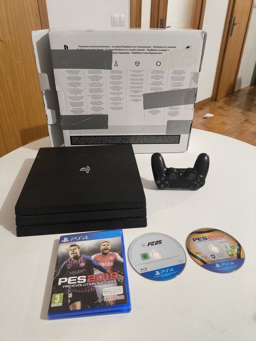Playstation 4 pro 1tb com fifa 25