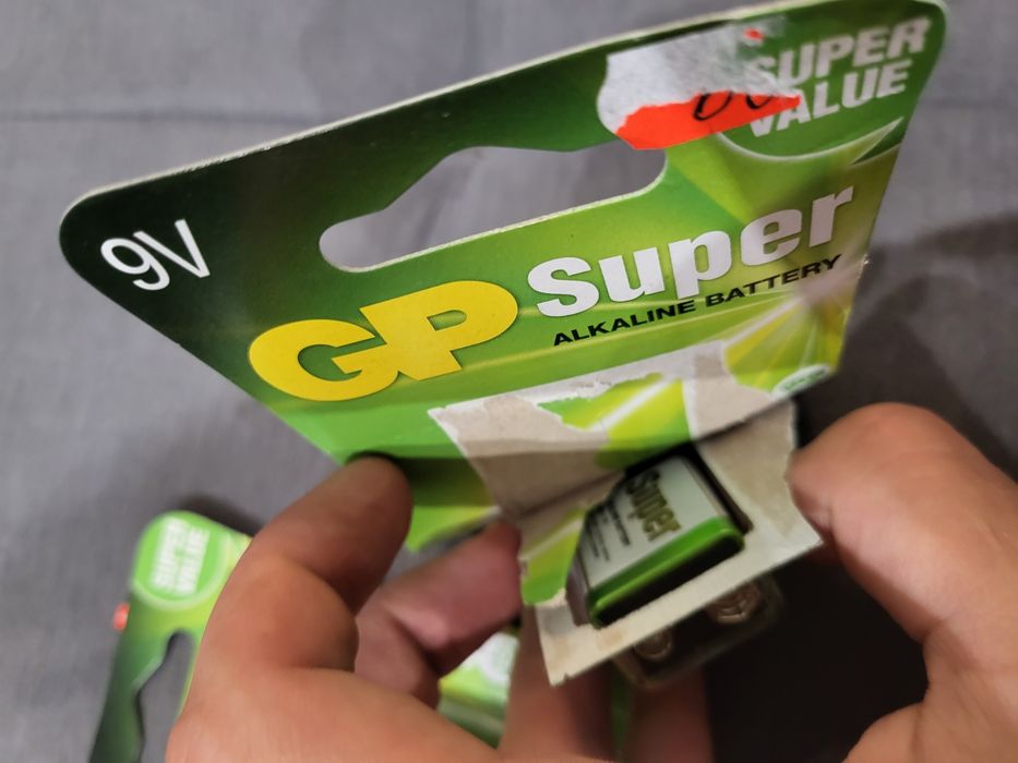 Батарейка GP 6LF22 (крона) Super Alkaline 1604A 9V