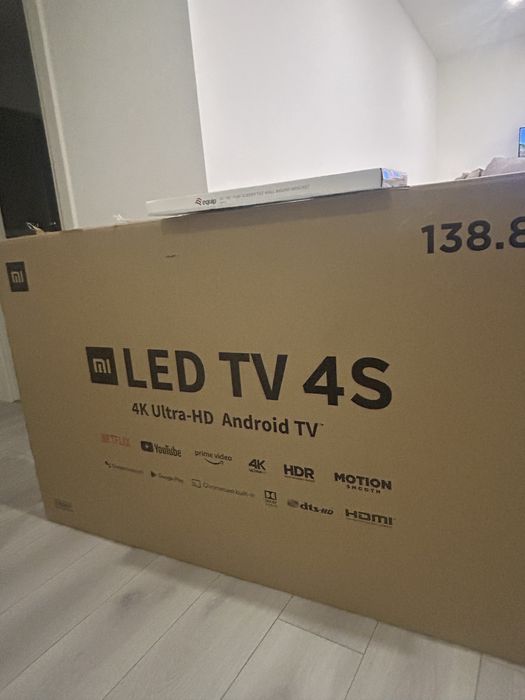 Smart TV Xiaomi 55" UHD 4K L55M5 5ASP + suporte parede