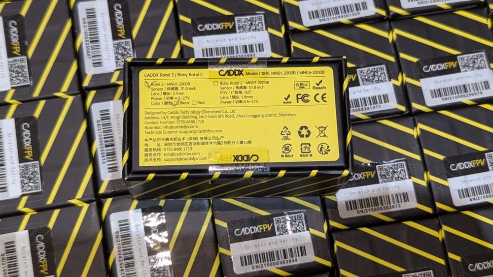 Камера Caddx Ratel 2 V2 для FPV дрона