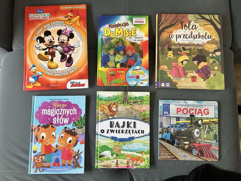 Zestaw książek dla przedszkolaka - stan bdb