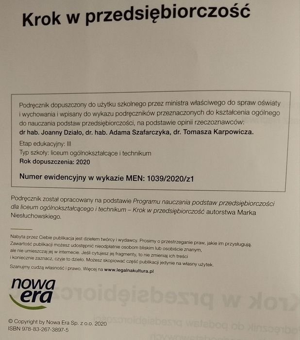 Krok w przedsiębiorczość