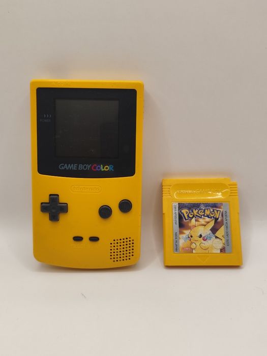 Conjunto Game Boy Color Amarelo + Jogo Pokémon Yellow (Original a Gravar)