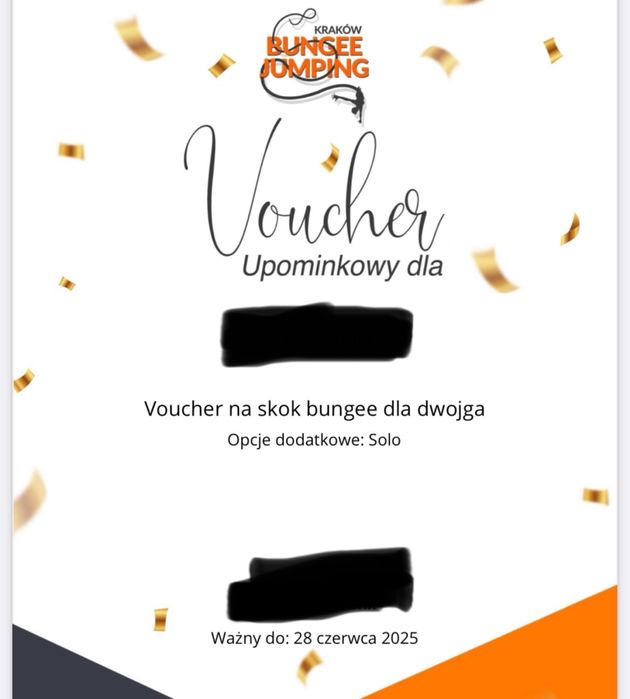 Voucher na skok na bungee dla dwoch osob lub solo